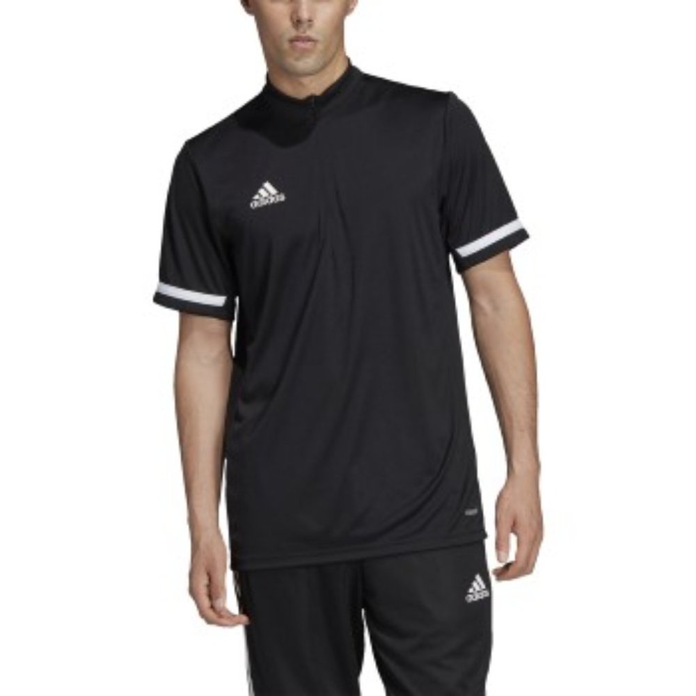 ADIDAS TEAM19 1/4 ZIP SHORT SLEEVE MEN